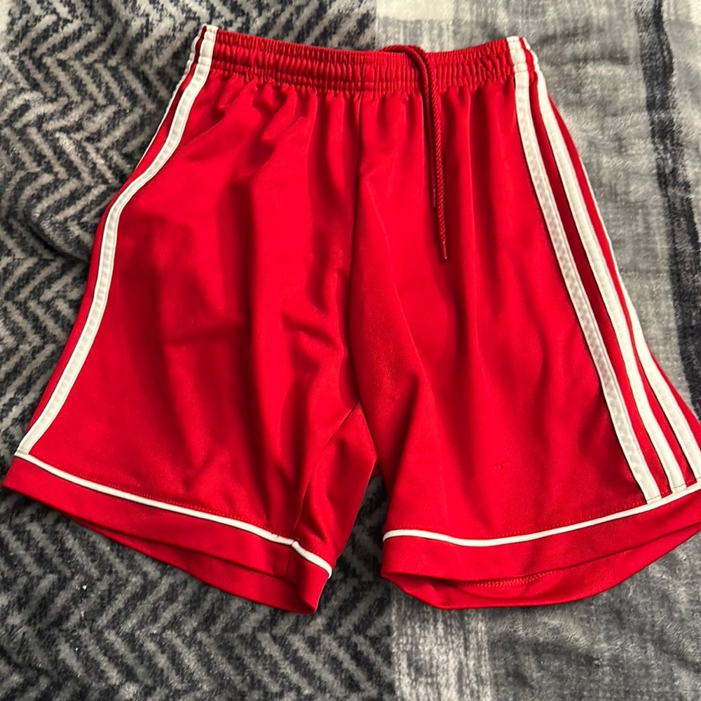 Adidas soccer/football shorts in men’s size XS (mens XS can fit youth)